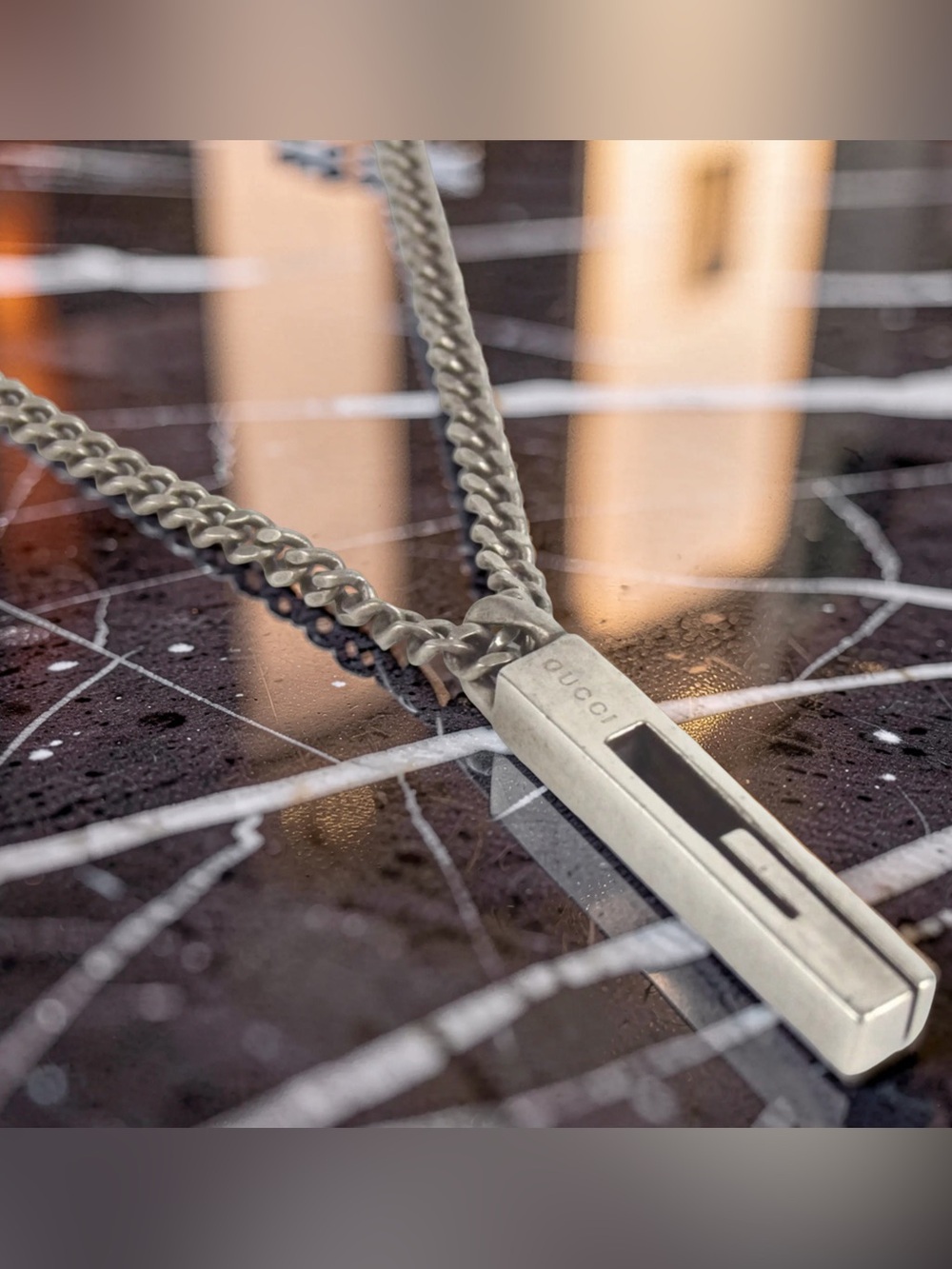 GUCCI Tom Ford Era Silver Ag925 Necklace